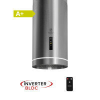Вытяжка островная PERFELLI DESIGN ISOLA 35 INOX SILENZIO Вытяжка островная PERFELLI DESIGN ISOLA 35 INOX SILENZIO