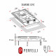 Perfelli 5905563502020 - зображення 3 Газова поверхня на склі PERFELLI DIAMOND G39C NERO - зображення 3