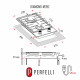 Perfelli 5905563502037 - зображення 3 Варильна поверхня на металі PERFELLI DIAMOND M39C NERO - зображення 3