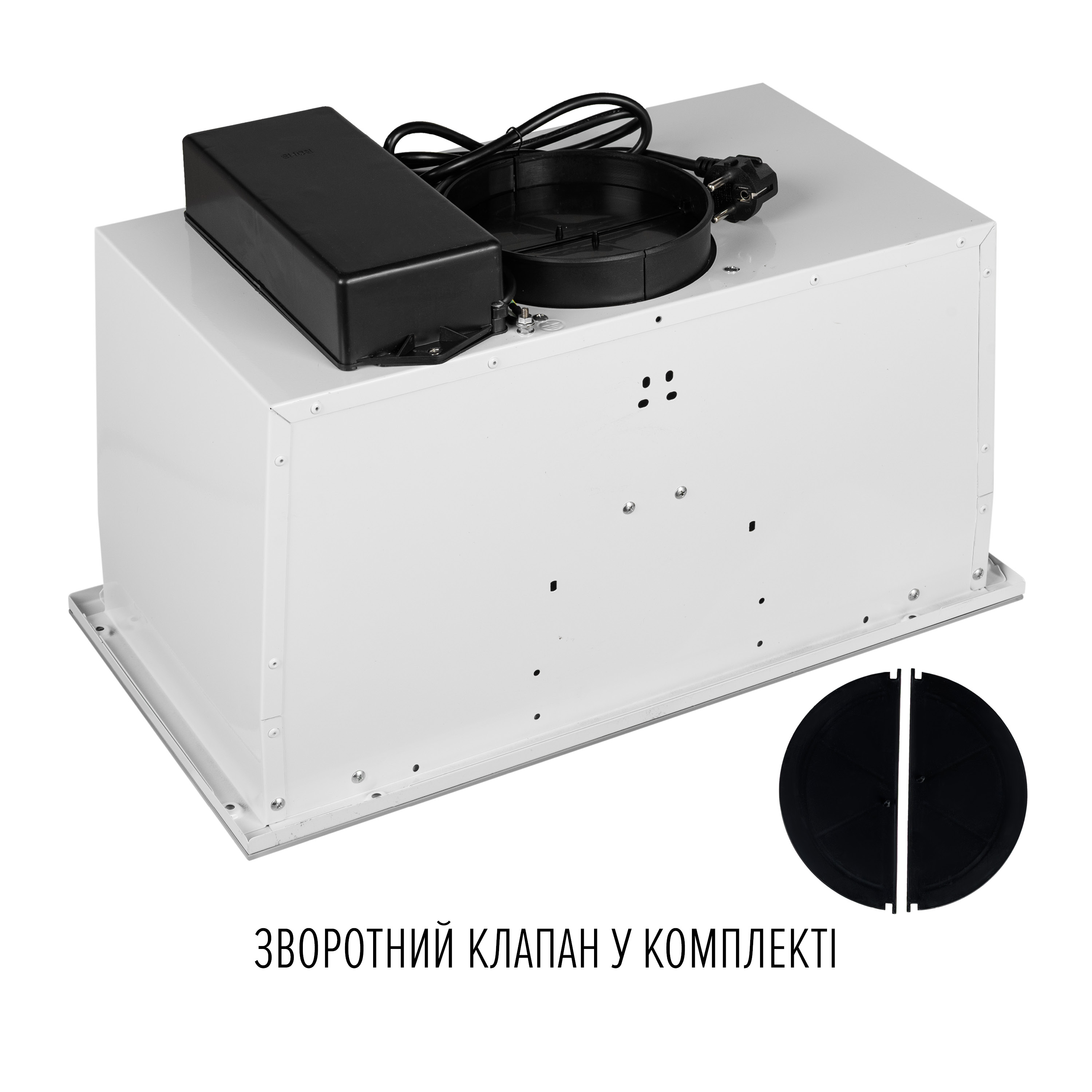 PERFELLI DESIGN 5905563502099 - зображення 14 Вытяжка полновстраиваемая PERFELLI DESIGN FILINI 5 BIANCO SILENZIO - зображення 14