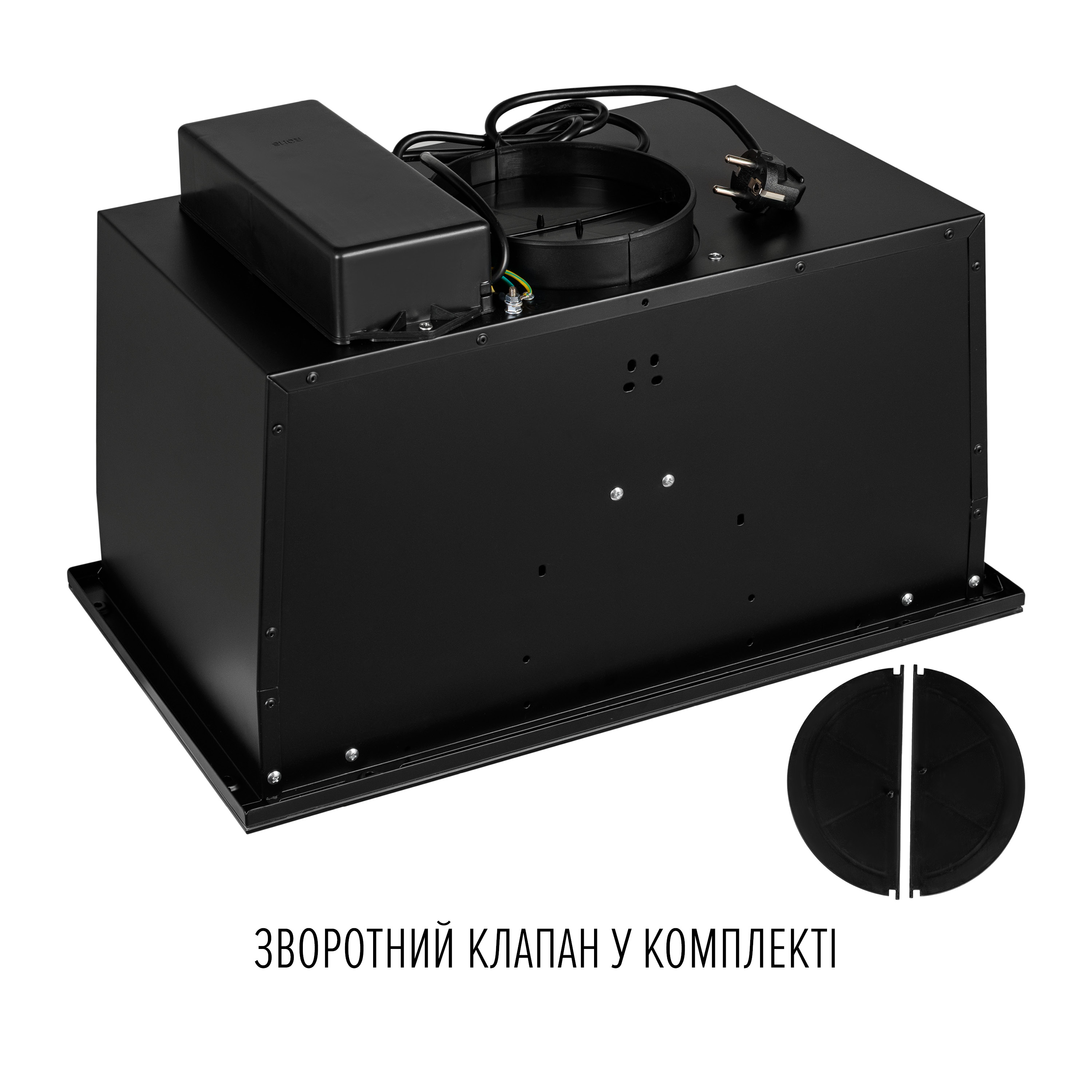 PERFELLI DESIGN 5905563502082 - зображення 14 Витяжка повновбудована PERFELLI DESIGN FILINI 5 NERO SILENZIO - зображення 14