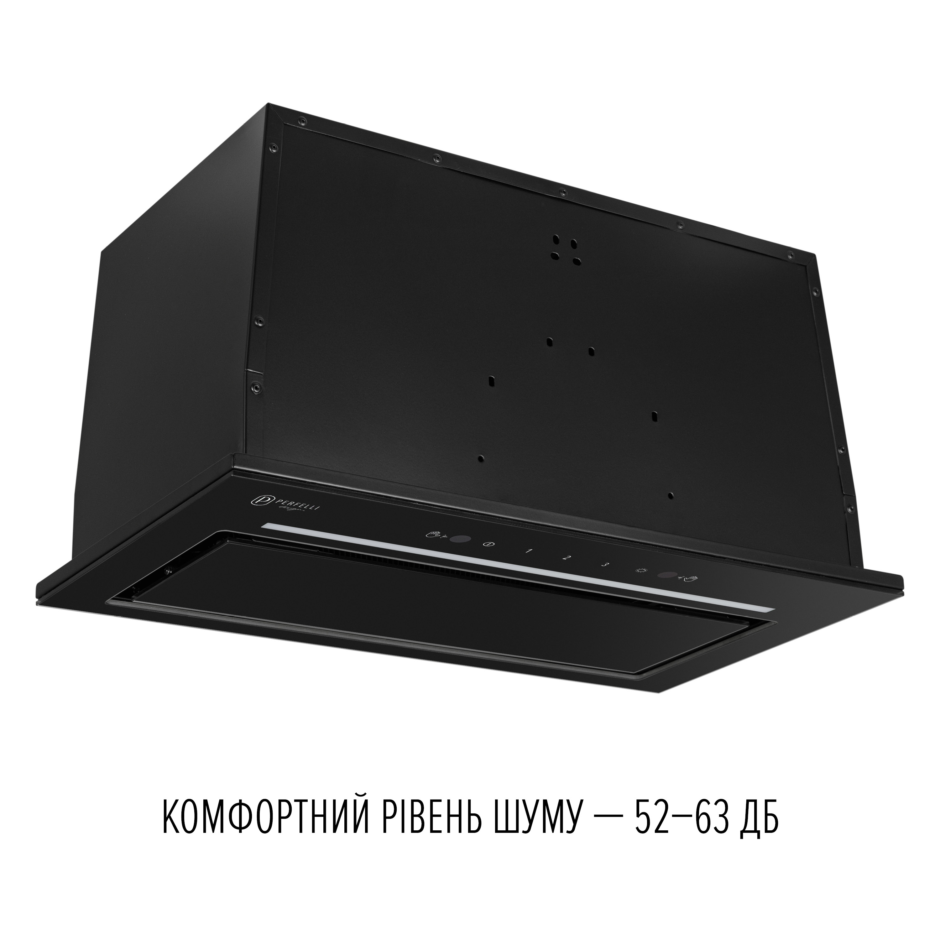 PERFELLI DESIGN 5905563502068 - зображення 10 Вытяжка полновстраиваемая PERFELLI DESIGN FILINI 5 NERO - зображення 10