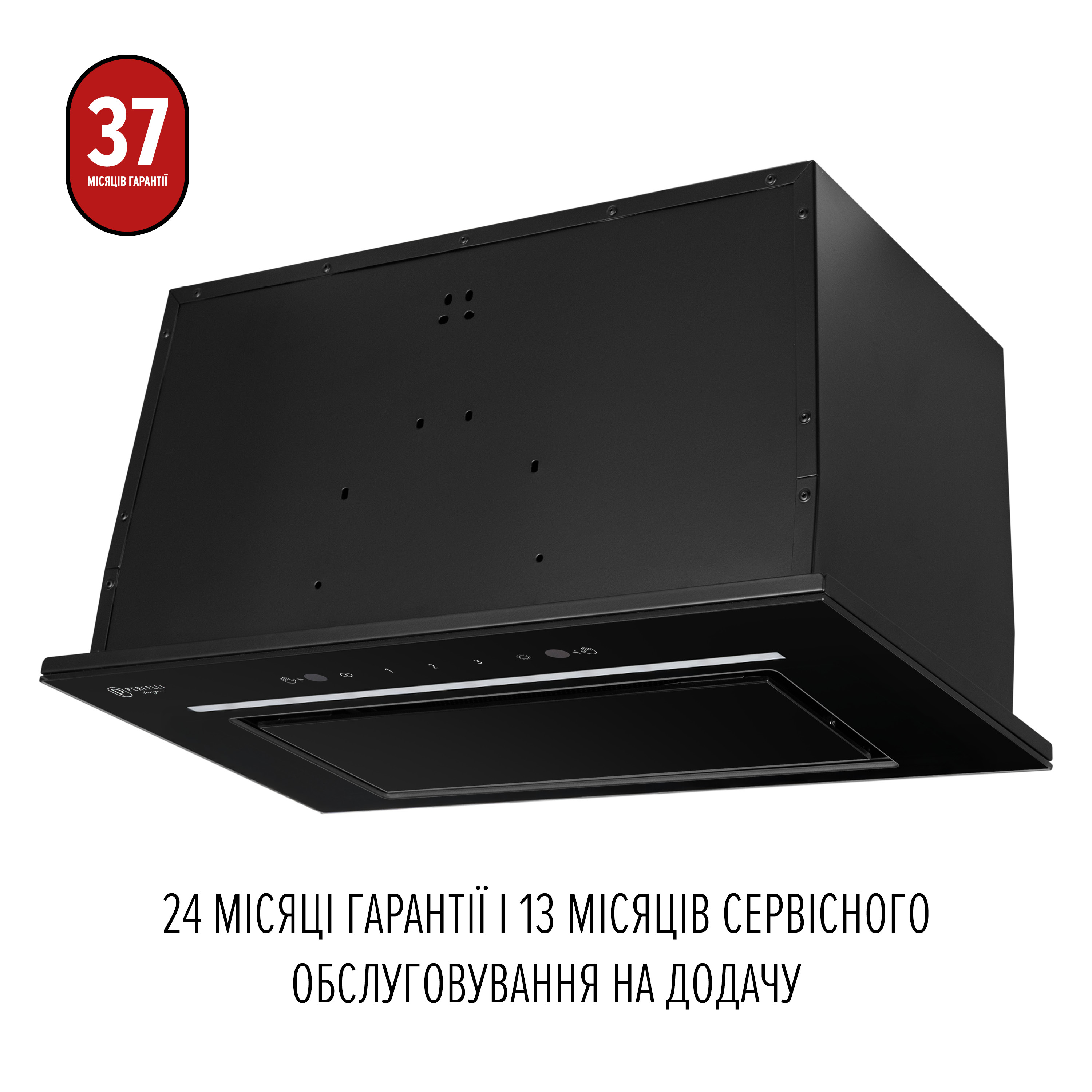 PERFELLI DESIGN 5905563502167 - зображення 11 Витяжка повновбудована PERFELLI DESIGN FILINI 6 NERO - зображення 11