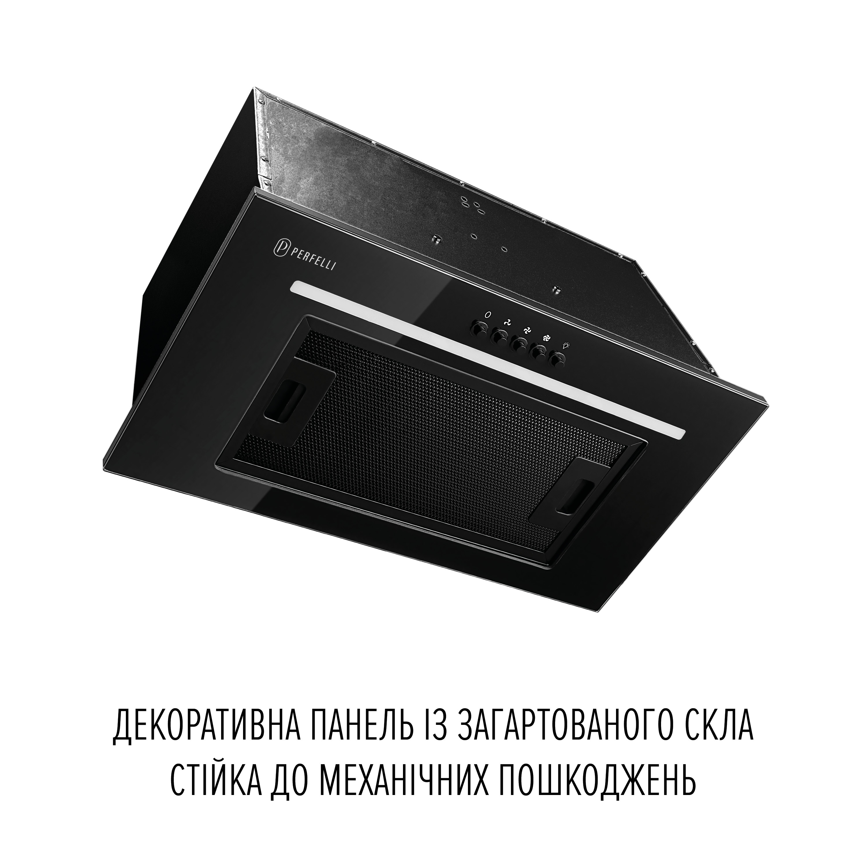 Витяжка повновбудована PERFELLI LIA 5 NM NERO SILENZIO - зображення 2