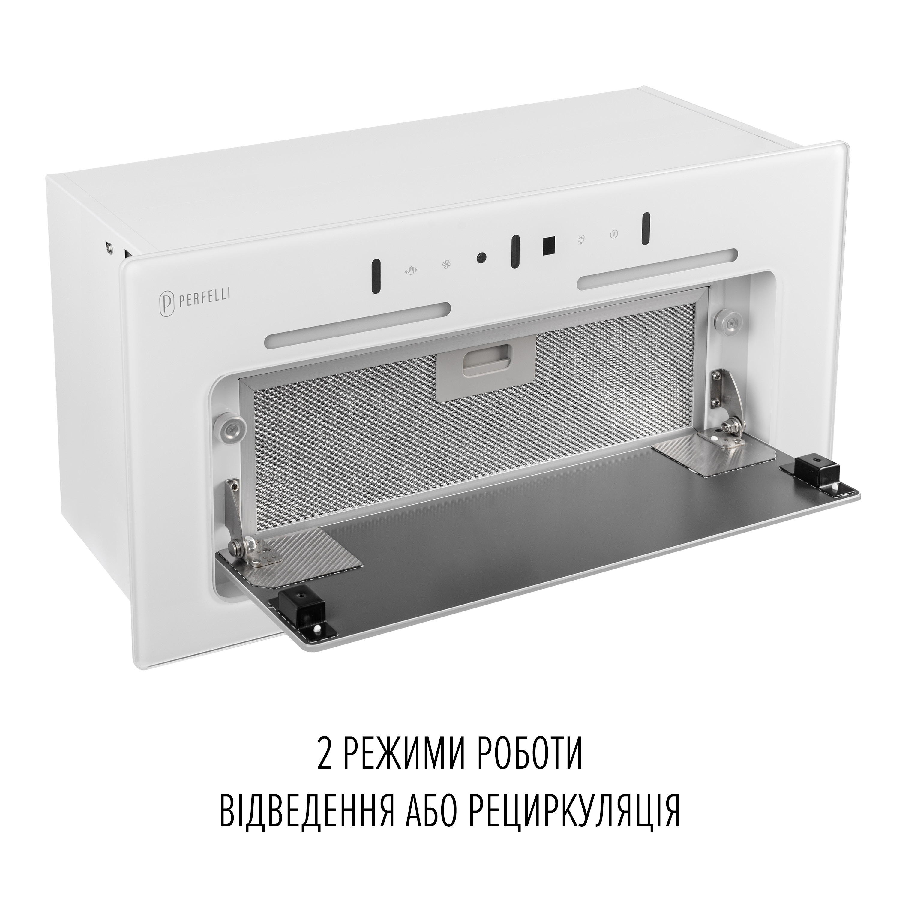 Perfelli 5905563501528 - зображення 11 Витяжка повновбудована PERFELLI NUOVA 6NWR BIANCO - зображення 11