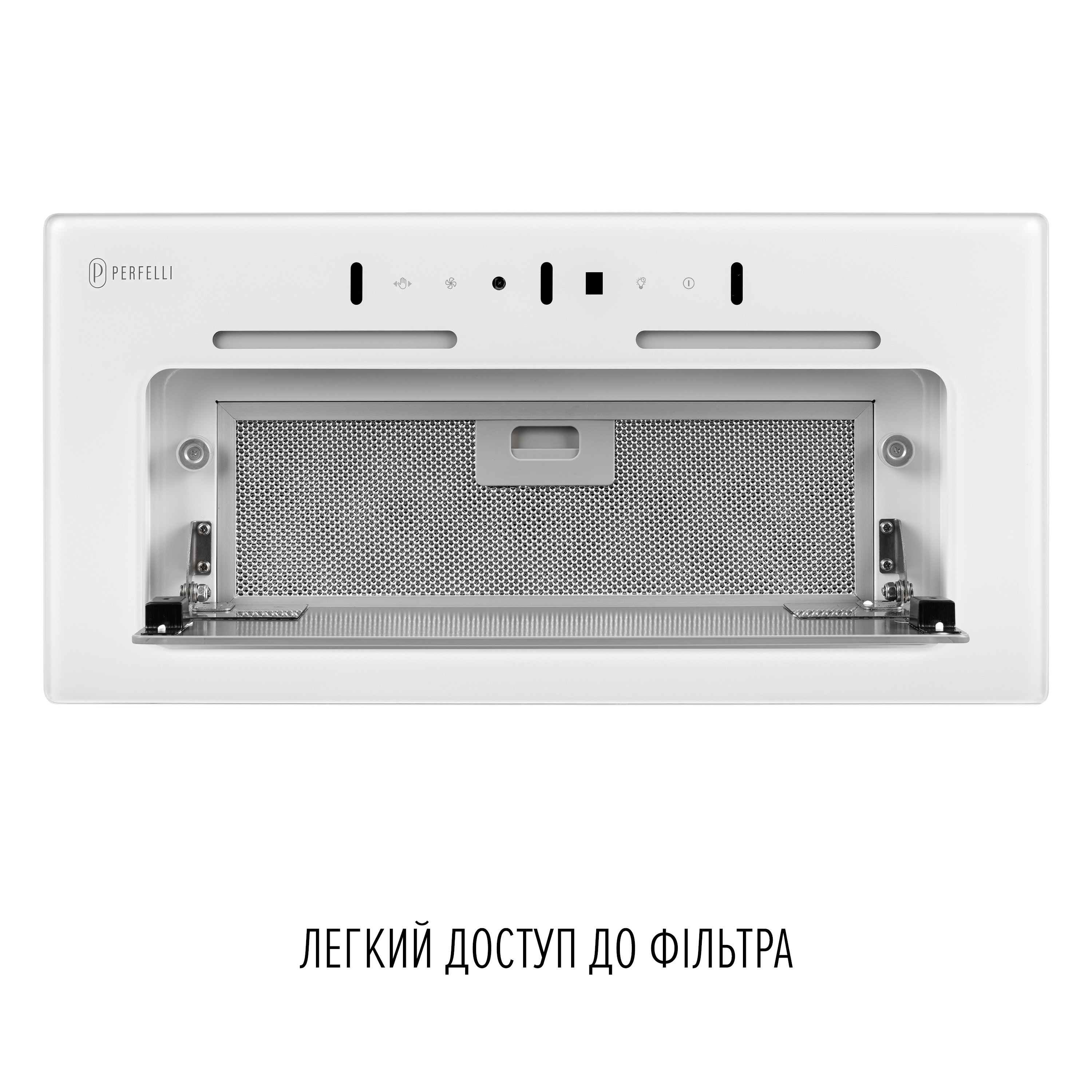 Perfelli 5905563501528 - зображення 12 Витяжка повновбудована PERFELLI NUOVA 6NWR BIANCO - зображення 12