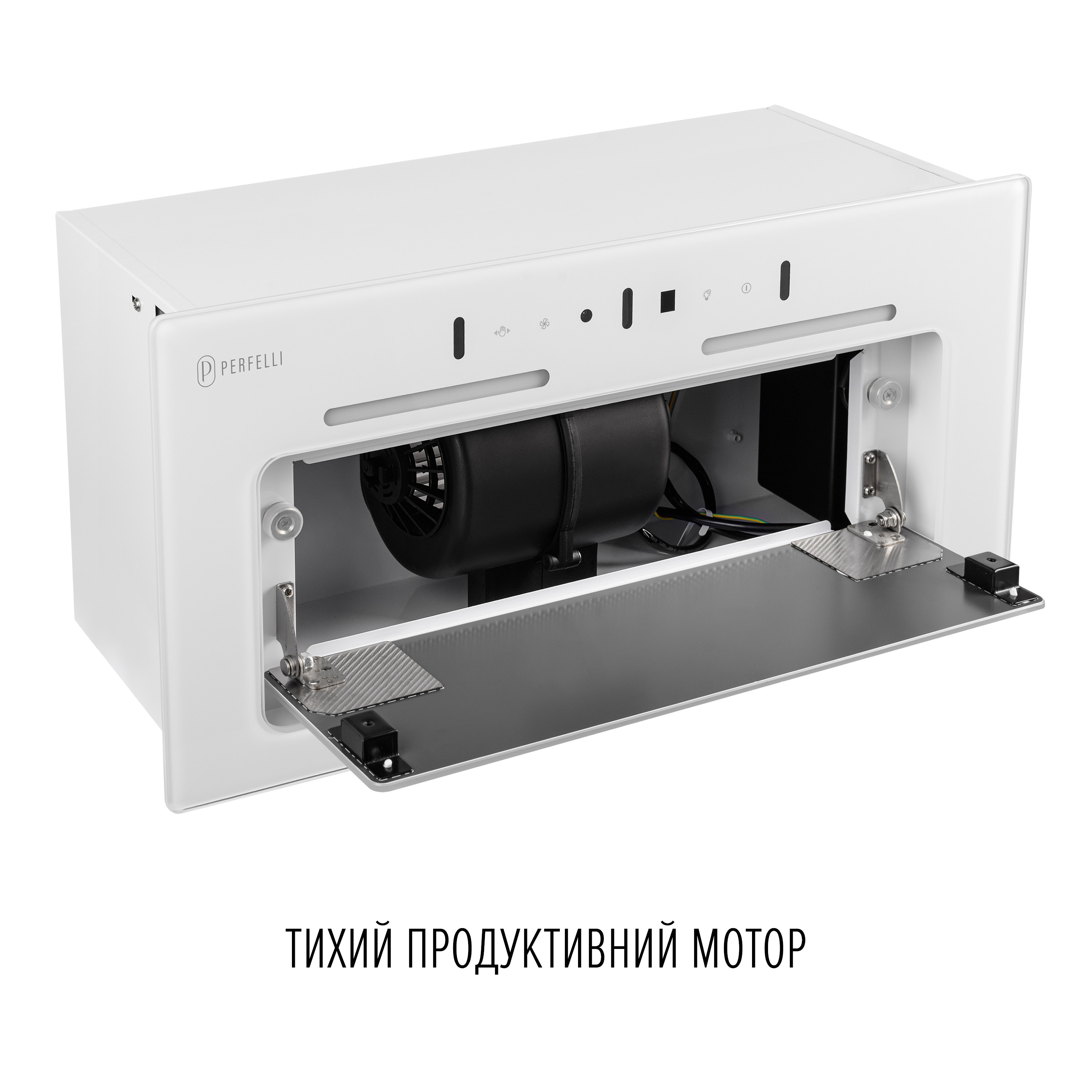 Perfelli 5905563501528 - зображення 13 Витяжка повновбудована PERFELLI NUOVA 6NWR BIANCO - зображення 13