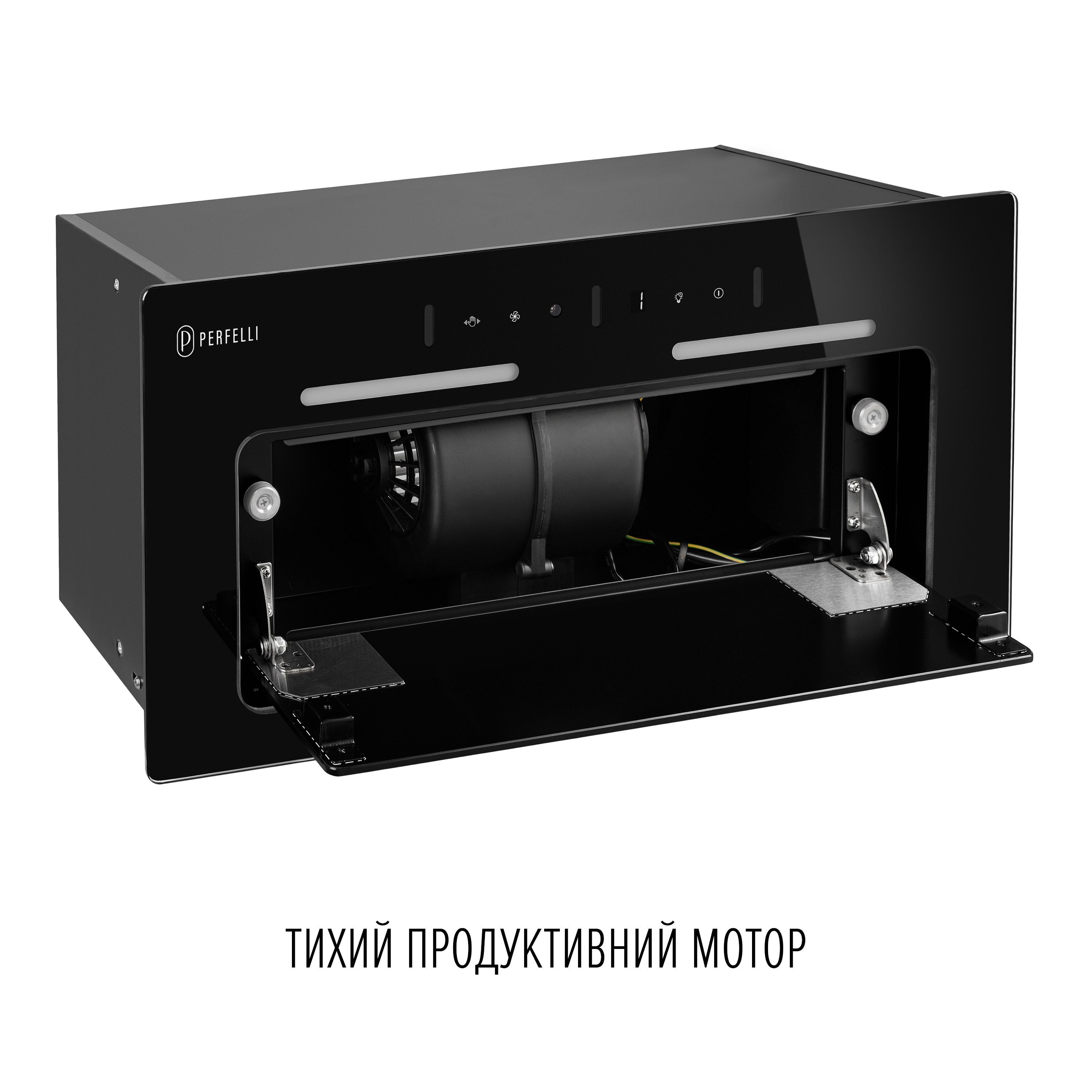 Perfelli 5905563501511 - зображення 12 Вытяжка полновстраиваемая PERFELLI NUOVA 6NWRB NERO - зображення 12