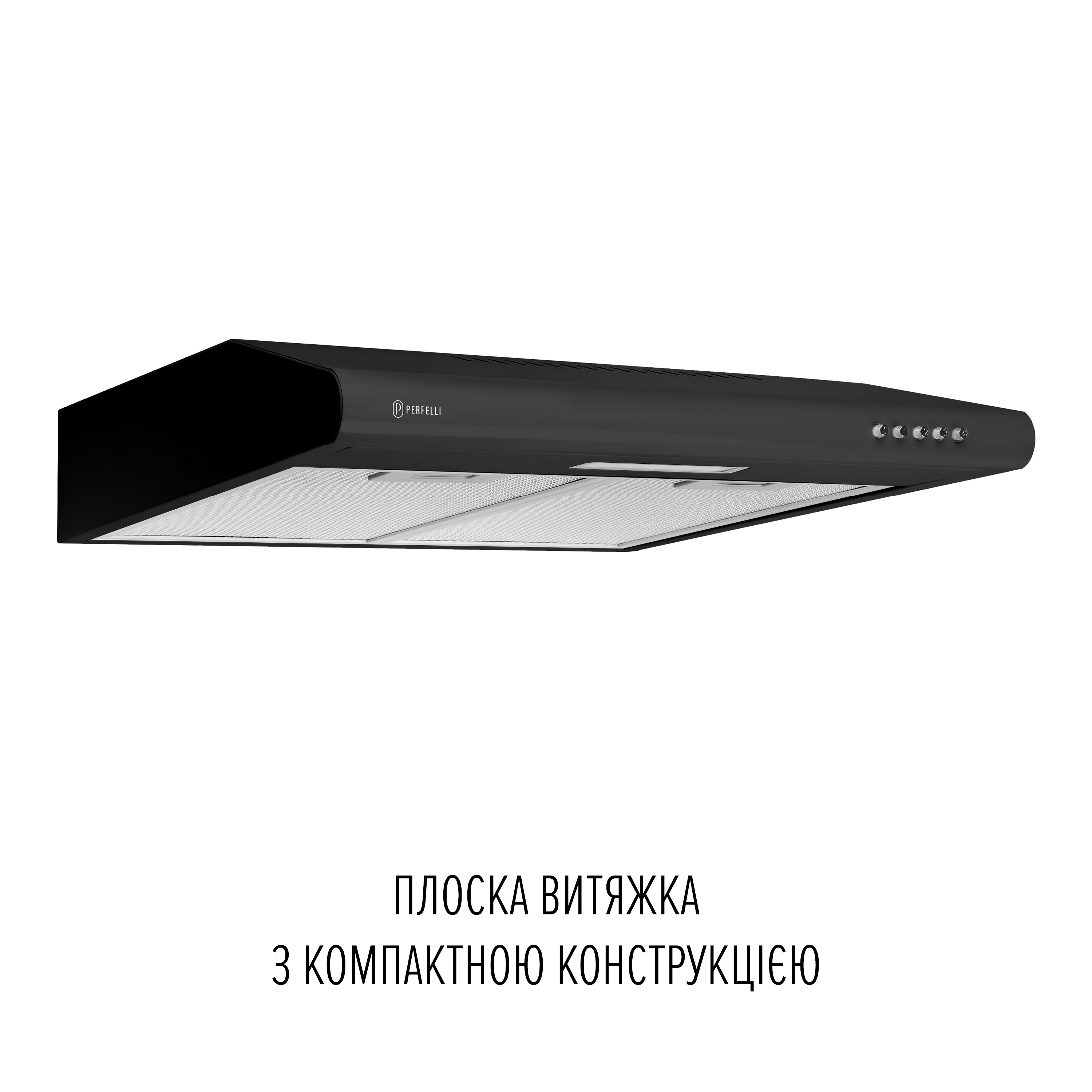 Perfelli 5905563502105 - зображення 2 Витяжка плоска PERFELLI PL 6124 BL LED - зображення 2