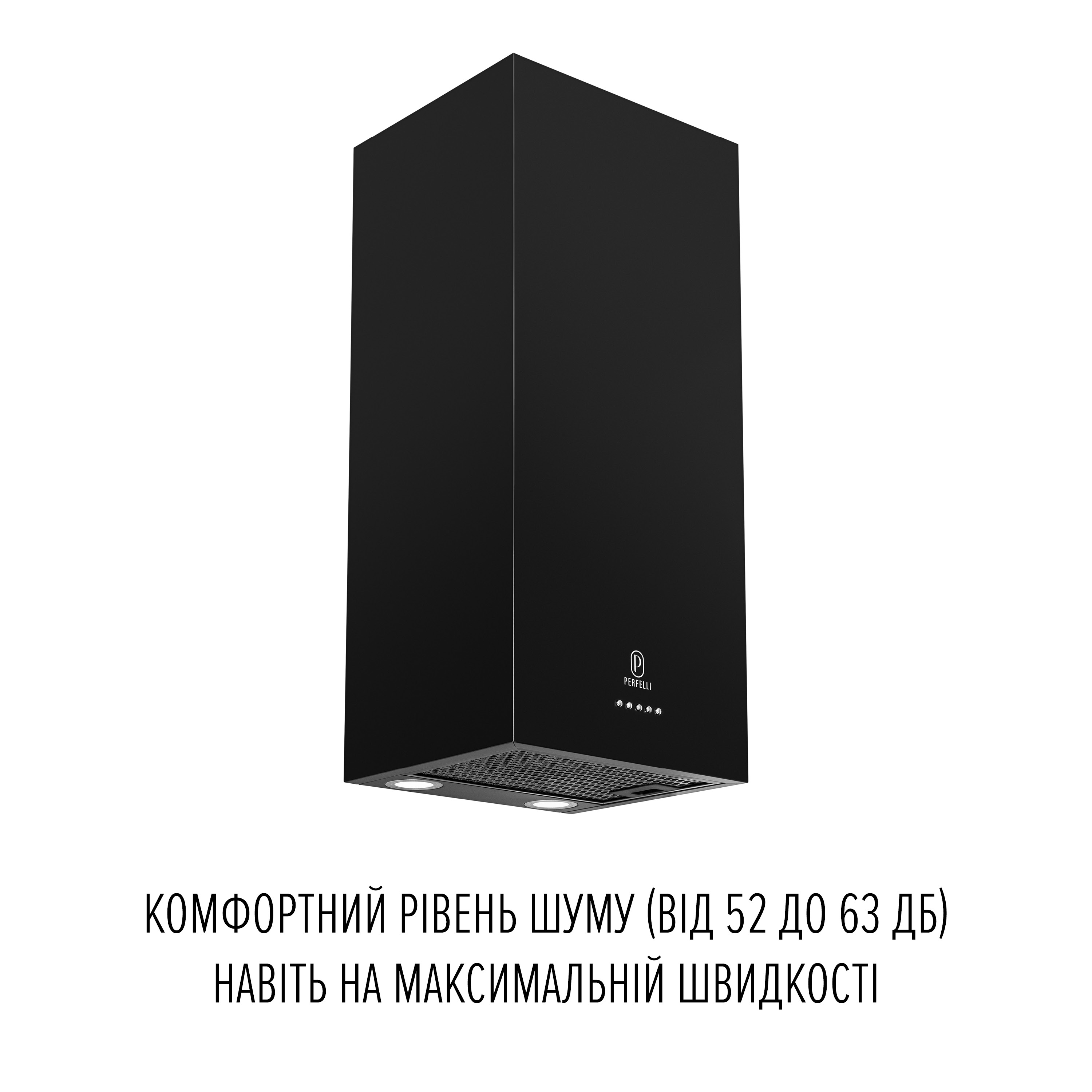 Perfelli 5905563501757 - зображення 3 Вытяжка пристенная PERFELLI PRIMO 36PEB NERO - зображення 3