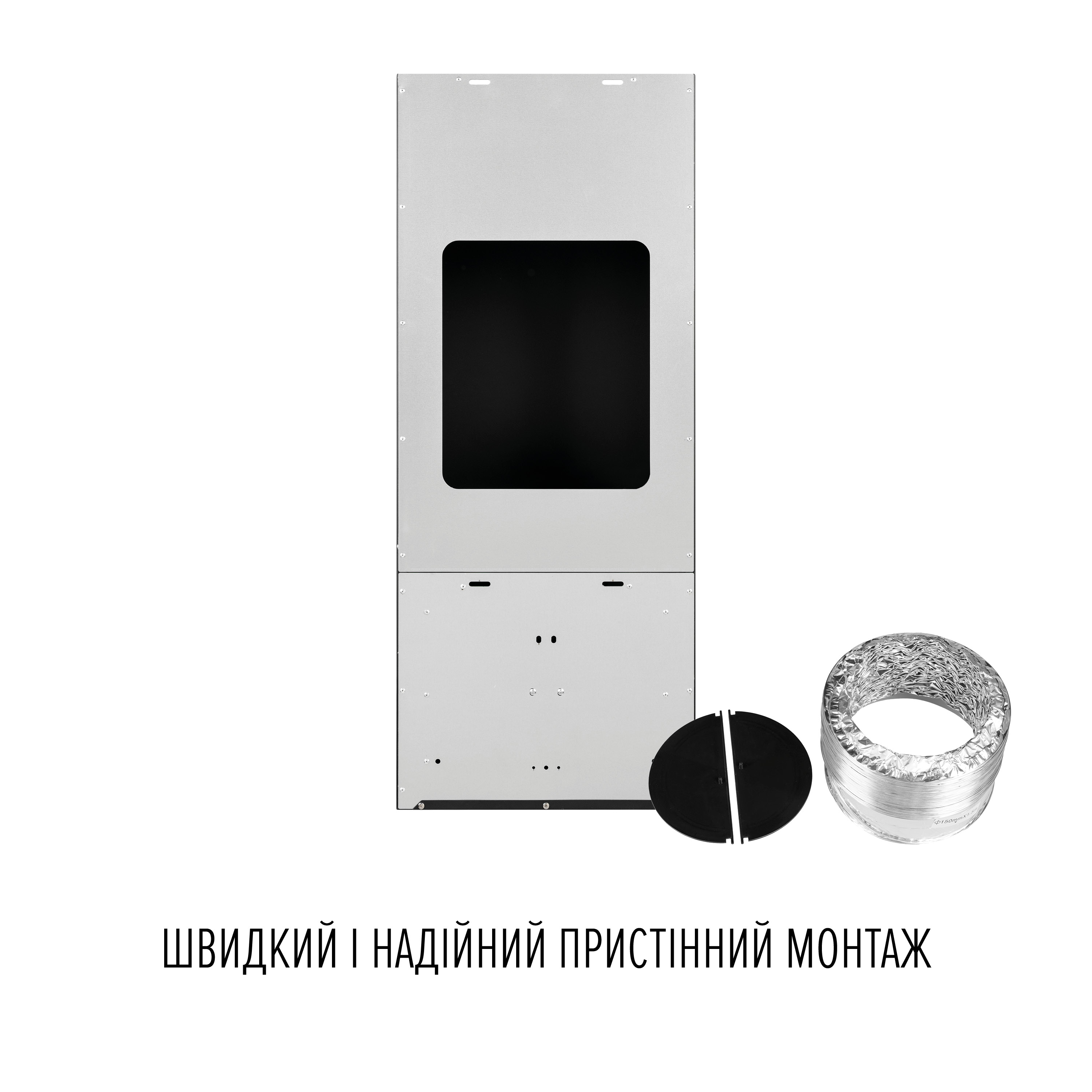 PERFELLI DESIGN 5905563501832 - зображення 8 Витяжка пристінна PERFELLI DESIGN QUADRO 36 NERO SILENZIO - зображення 8