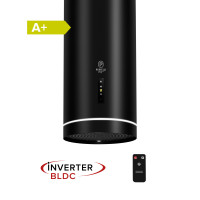 Вытяжка пристенная PERFELLI DESIGN RICCO 35 NERO SILENZIO Вытяжка пристенная PERFELLI DESIGN RICCO 35 NERO SILENZIO