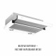 Витяжка телескопічна PERFELLI TL 6822 WH 1200 LED - зображення 3