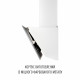 Витяжка декоративна похила PERFELLI VIO 6HW BIANCO - зображення 2