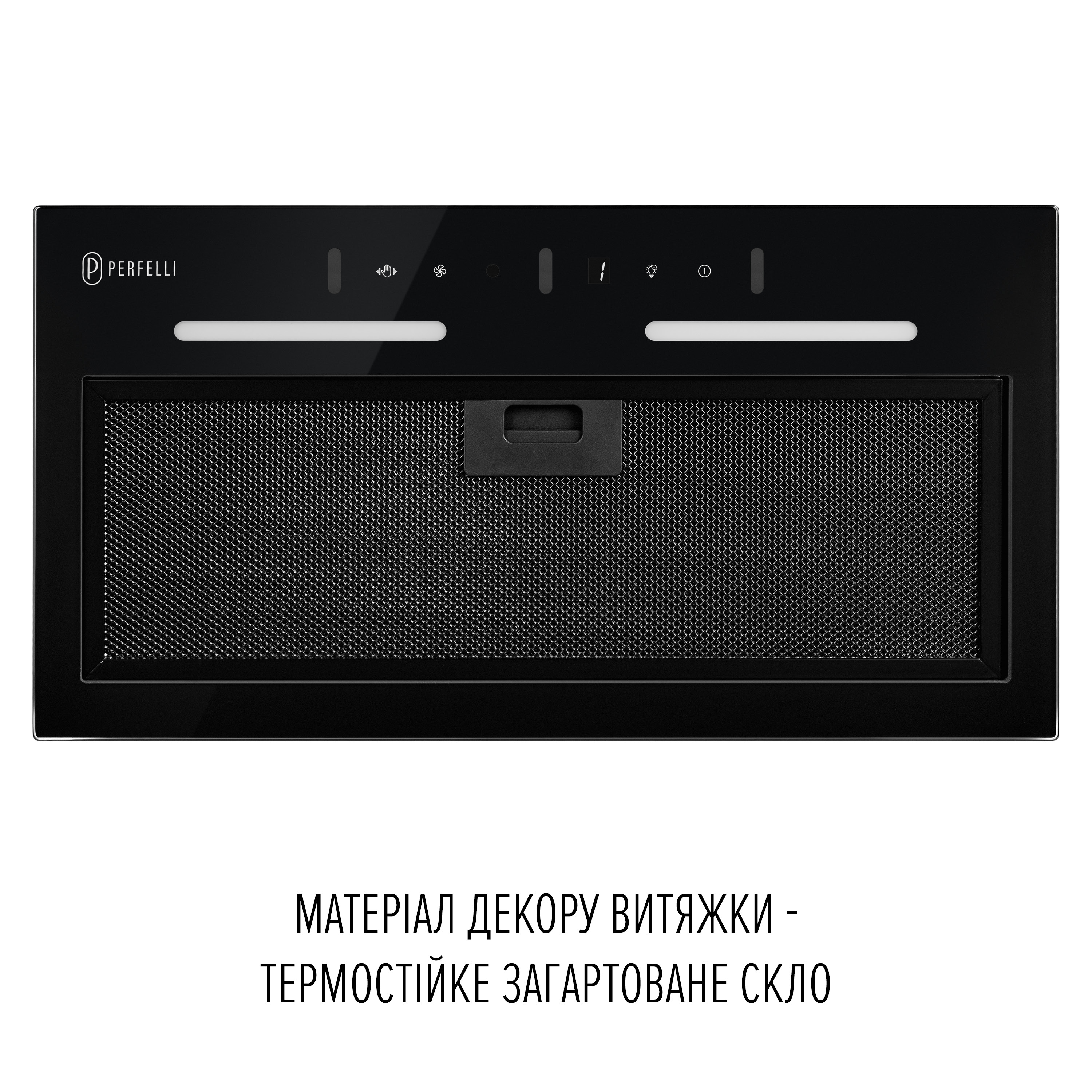 Perfelli 5905563502648 - зображення 8 Витяжка повновбудована PERFELLI VIOLA 5JWRB NERO SILENZIO - зображення 8