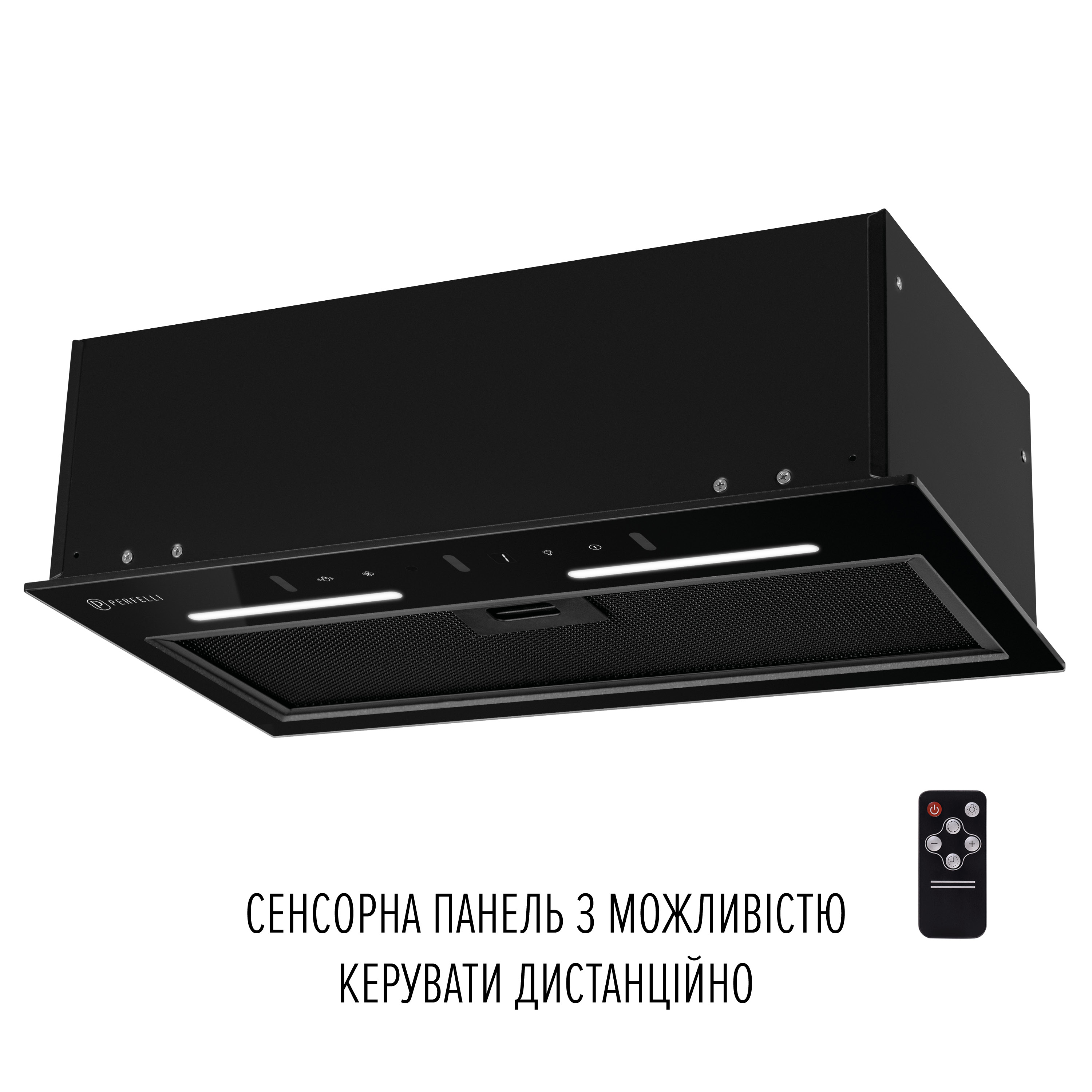Perfelli 5905563502648 - зображення 9 Витяжка повновбудована PERFELLI VIOLA 5JWRB NERO SILENZIO - зображення 9