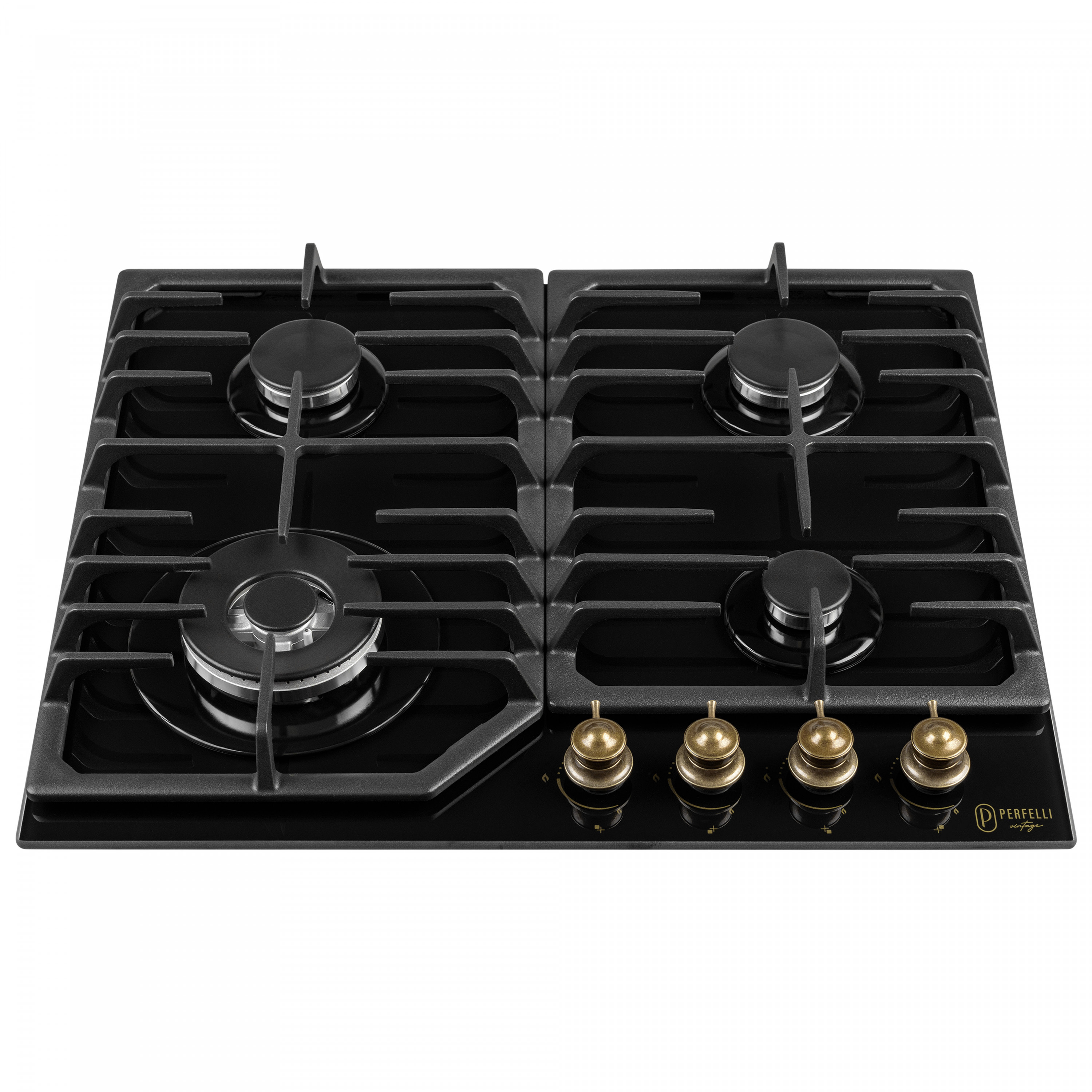 Поверхность газовая на стекле PERFELLI VINTAGE GW69C NERO - зображення 2