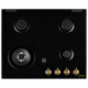 Поверхность газовая на стекле PERFELLI VINTAGE GW69C NERO - зображення 9