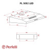 Витяжка плоска Perfelli PL 5002 BL LED - зображення 10