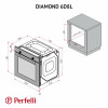 Духова шафа електрична Perfelli DIAMOND 6D8L NERO - зображення 15