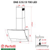 Витяжка декоративна похила Perfelli DNS 5252 D 700 BL LED - зображення 14