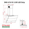 Витяжка декоративна похила Perfelli DNS 6363 B 750 BL LED Strip - зображення 7