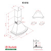 Витяжка купольна Perfelli K 614 Ivory Country LED - зображення 7