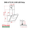 Витяжка декоративна похила Perfelli DNS 6753 B 1100 WH/BL LED Strip - зображення 9