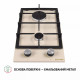 Perfelli 5902767159807 - зображення 2 Варочная поверхность газовая Domino Perfelli HGM 31424 IV - зображення 2