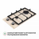 Perfelli 5902767159807 - зображення 4 Варочная поверхность газовая Domino Perfelli HGM 31424 IV - зображення 4