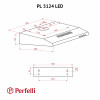 Витяжка плоска Perfelli PL 5124 WH LED - зображення 11