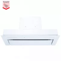 Витяжка повновбудована Perfelli BISP 7873 WH LED Strip GLASS