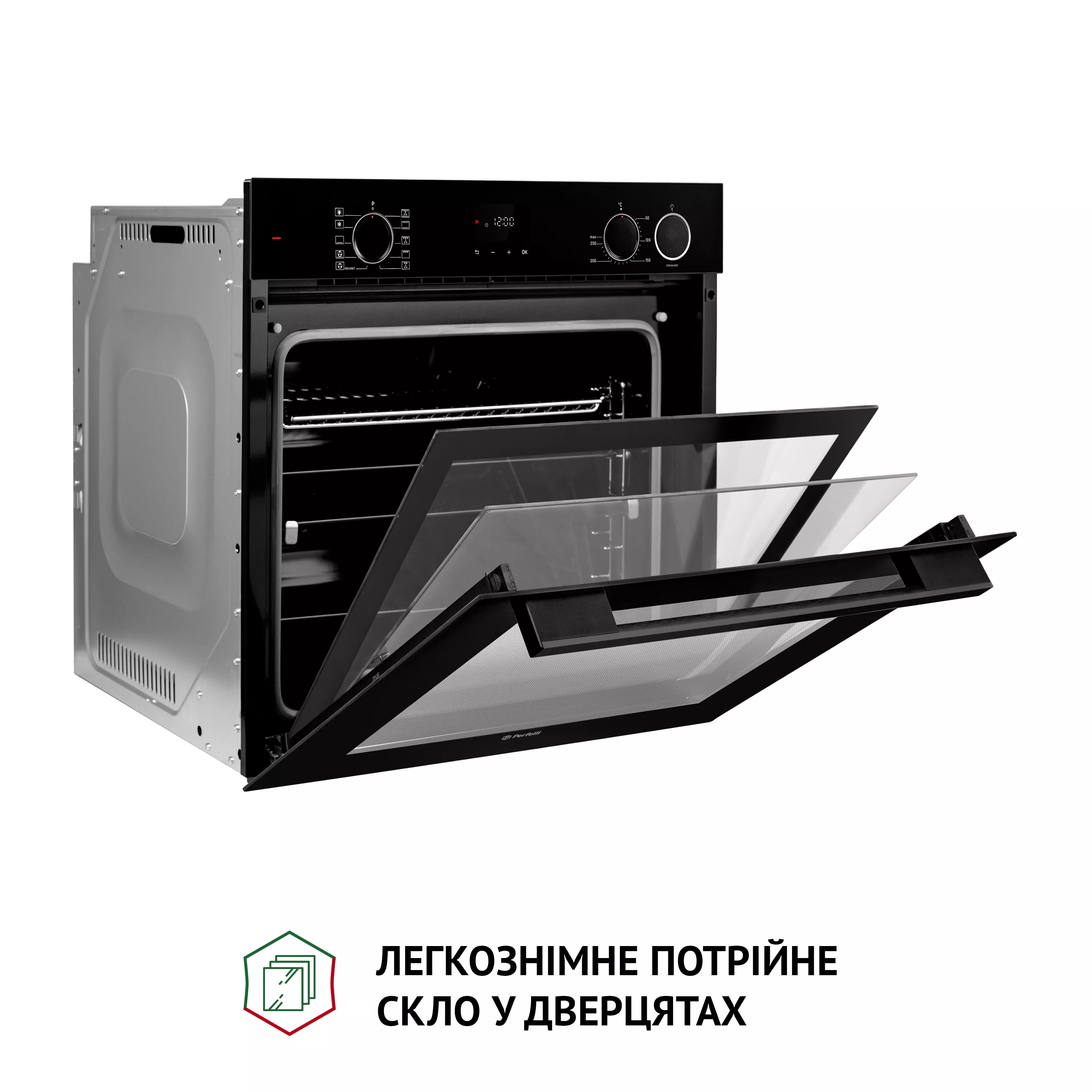 Духова шафа електрична Perfelli DIAMOND 6D10NS NERO - зображення 10