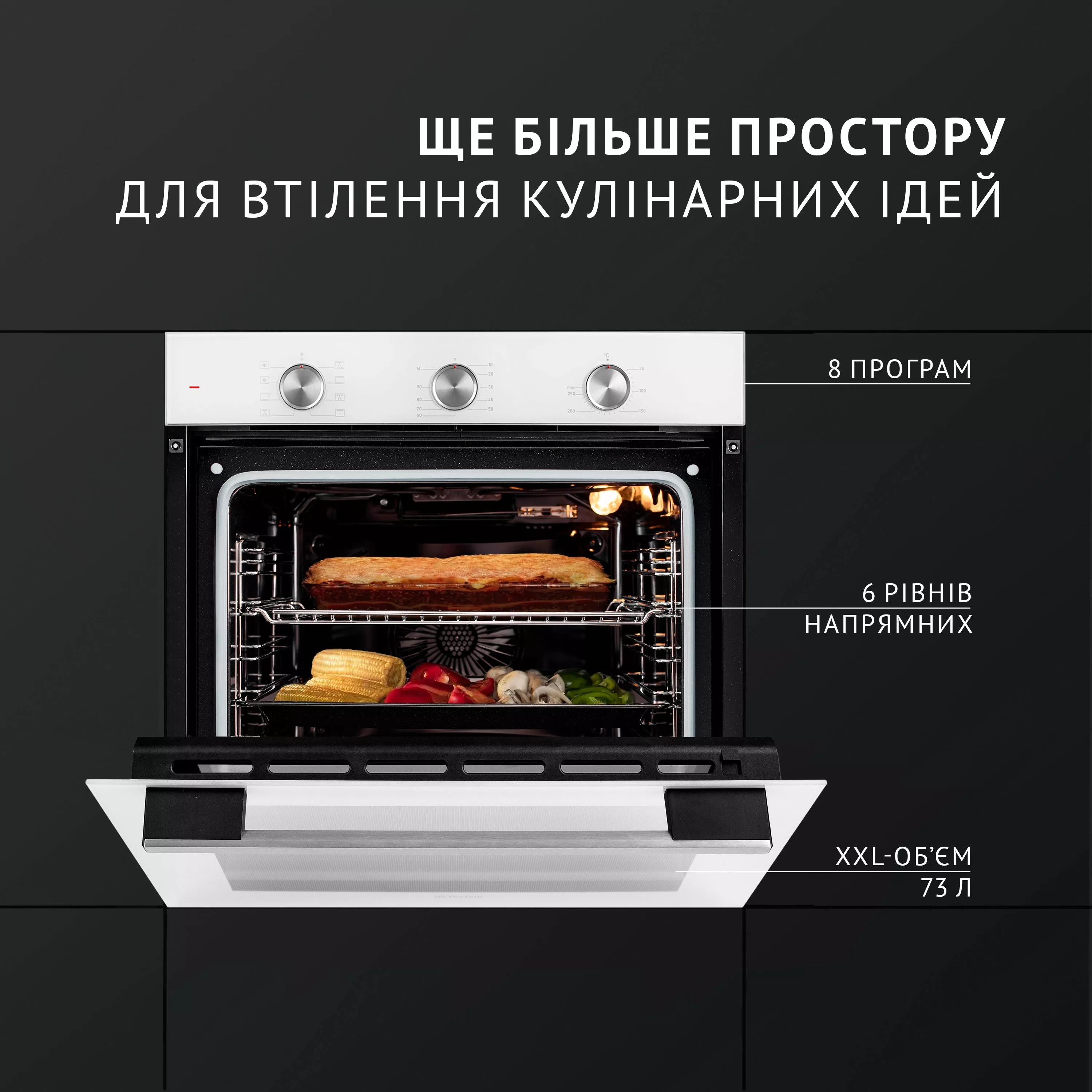 Духовой шкаф электрический Perfelli DIAMOND 6M8L BIANCO - зображення 2