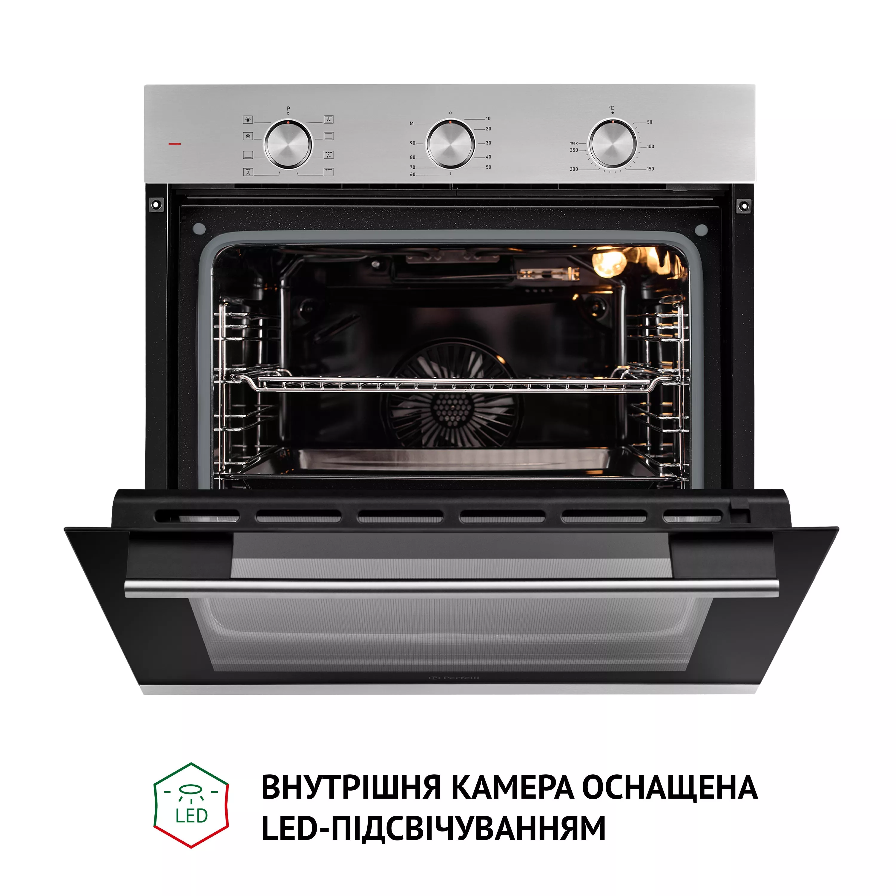 Электрический духовой шкаф Perfelli DIAMOND 6M8L INOX - купить сейчас!