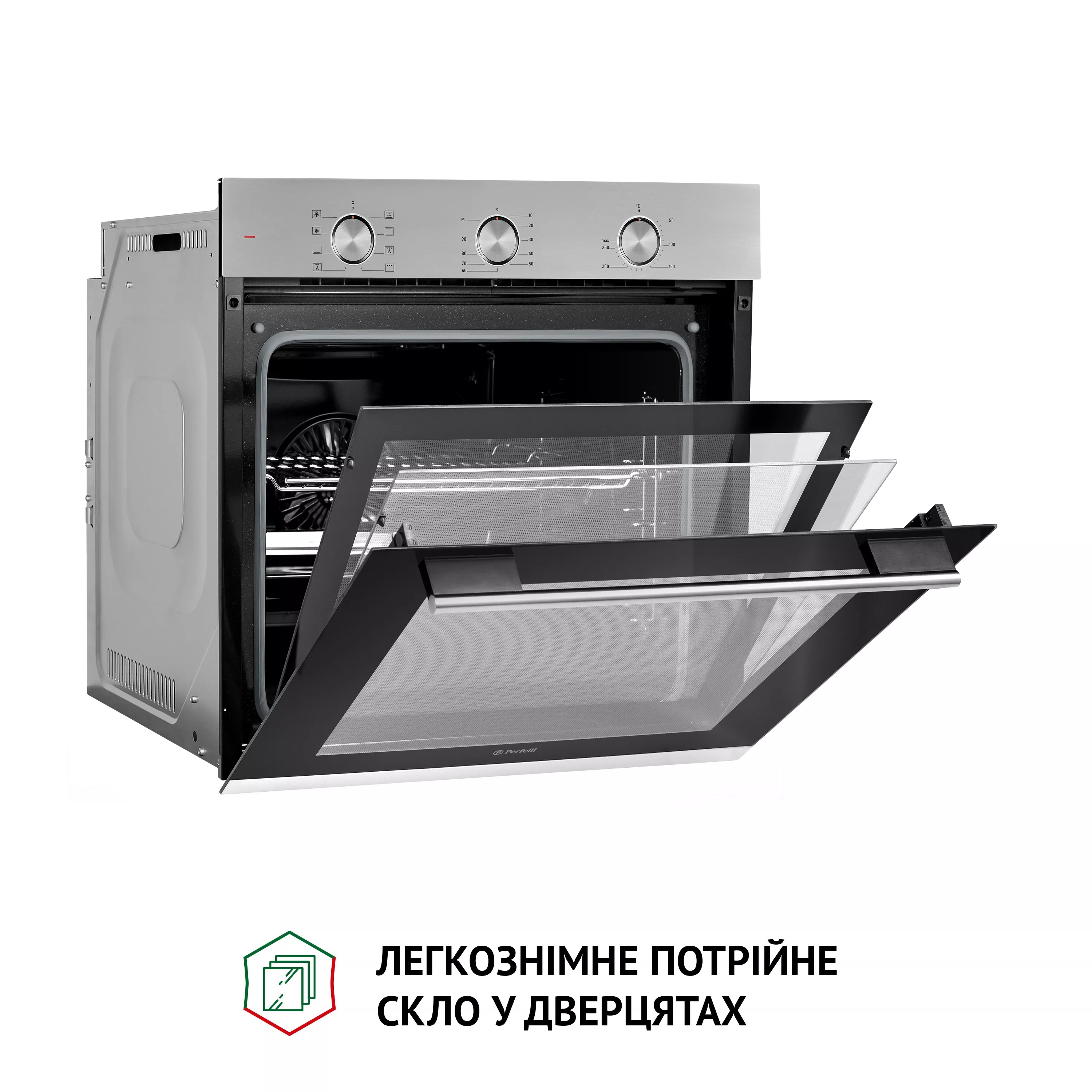 Духовой шкаф электрический Perfelli DIAMOND 6M8L INOX - зображення 4