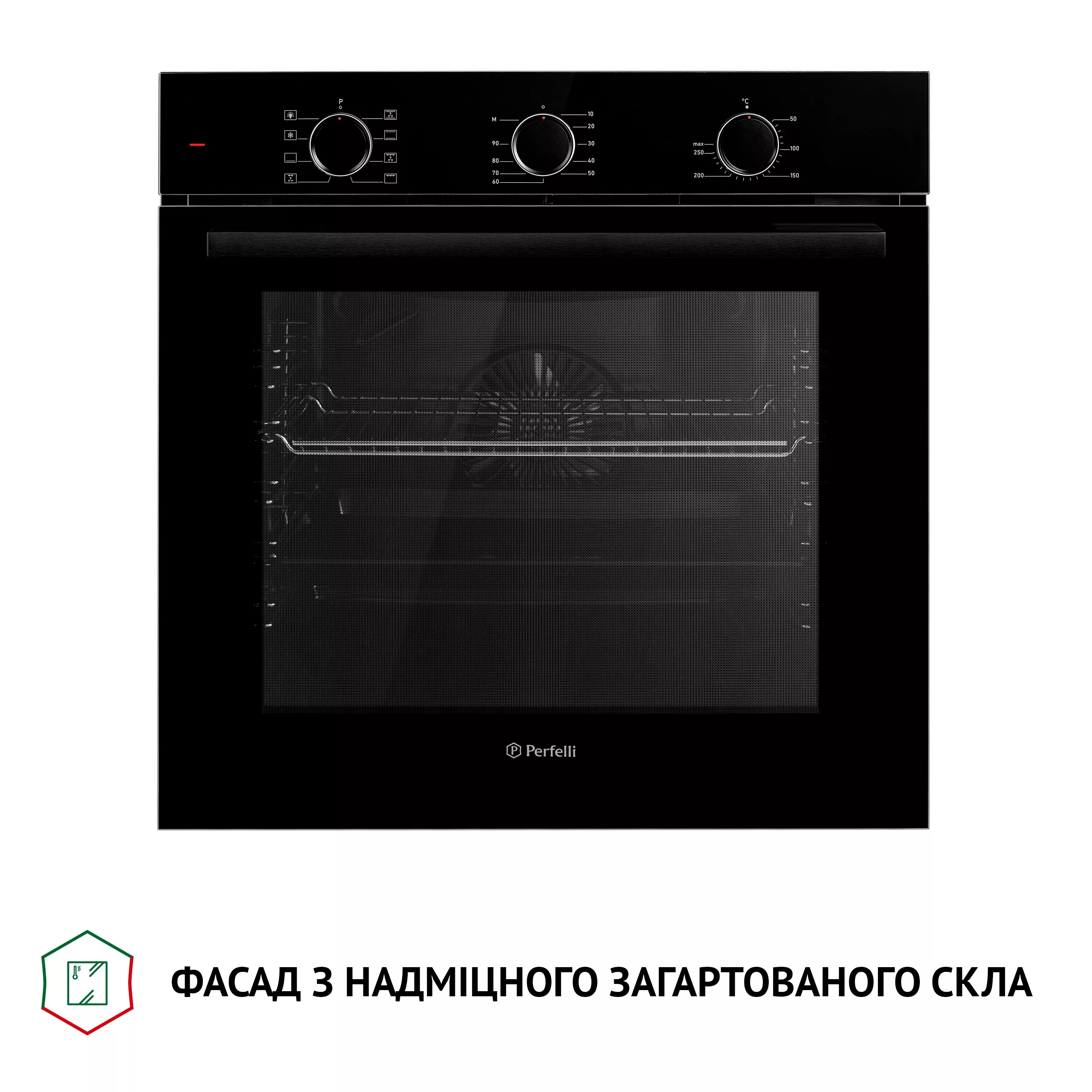 Духовой шкаф электрический Perfelli DIAMOND 6M8L NERO - зображення 3