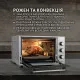 Perfelli 5905563500200 - зображення 5 Електрична піч Perfelli SIERRA 37 GREY - зображення 5
