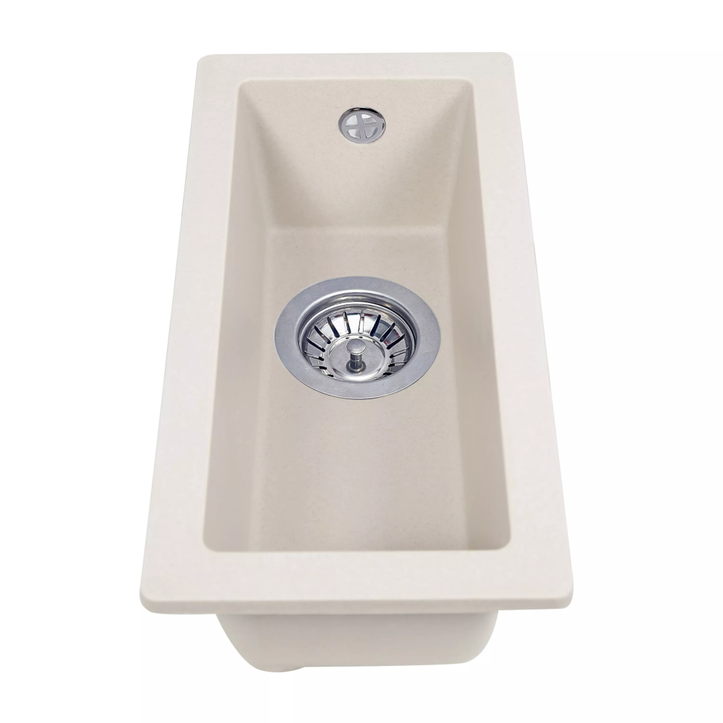 Perfelli 5902767151368 - зображення 2 Мийка кухонна гранітна Perfelli ESTO PGE 10-22 LIGHT BEIGE - зображення 2