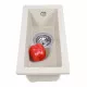 Perfelli 5902767151368 - зображення 3 Мийка кухонна гранітна Perfelli ESTO PGE 10-22 LIGHT BEIGE - зображення 3