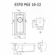 Perfelli 5902767151368 - зображення 5 Мийка кухонна гранітна Perfelli ESTO PGE 10-22 LIGHT BEIGE - зображення 5
