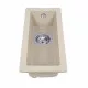 Perfelli 5902767151337 - зображення 2 Мийка кухонна гранітна Perfelli ESTO PGE 10-22 SAND - зображення 2