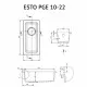 Perfelli 5902767151337 - зображення 5 Мийка кухонна гранітна Perfelli ESTO PGE 10-22 SAND - зображення 5