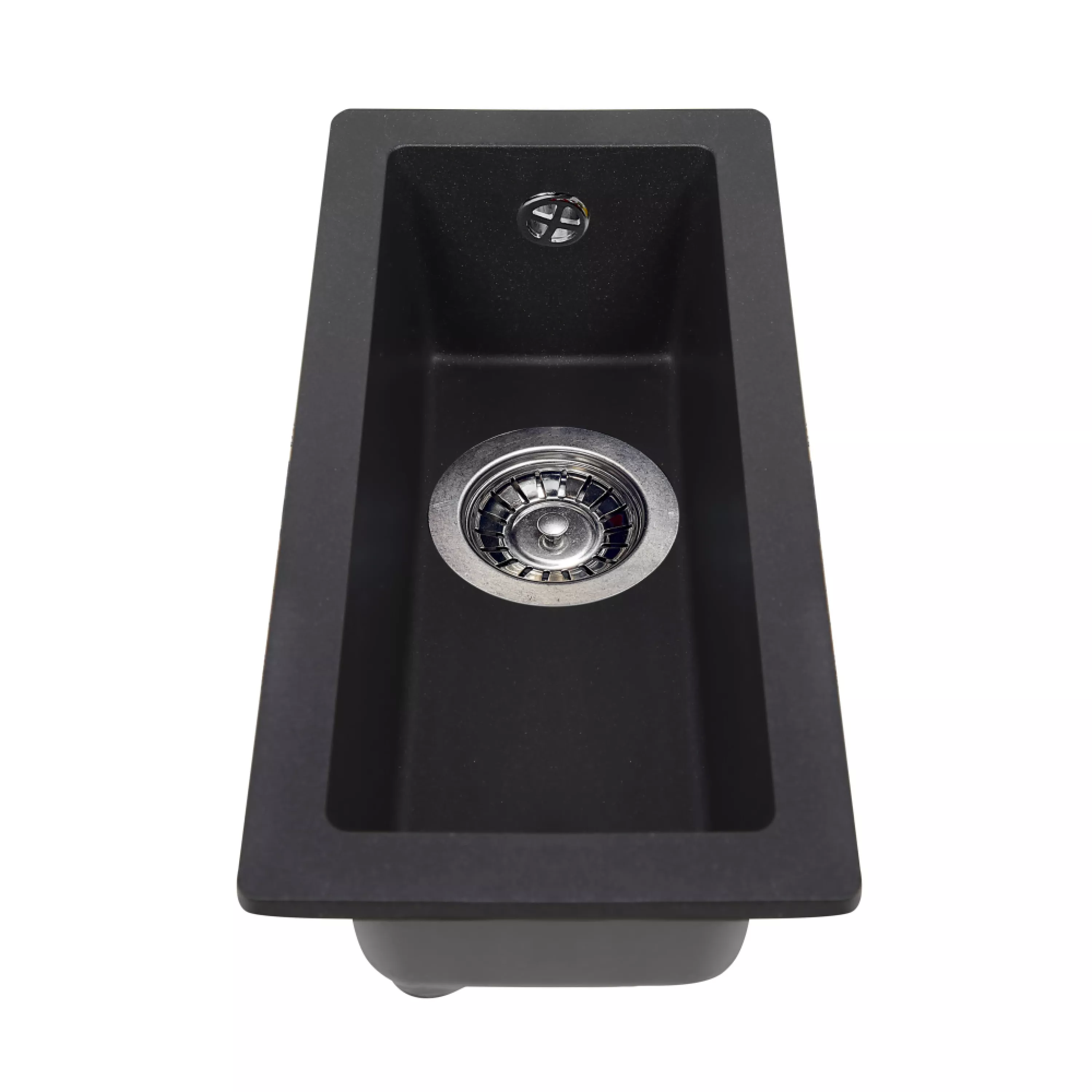 Мойка гранитная кухонная Perfelli ESTO PGE 101-22 BLACK METALLIC - зображення 2