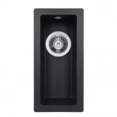 Мойка гранитная кухонная Perfelli ESTO PGE 101-22 BLACK METALLIC
