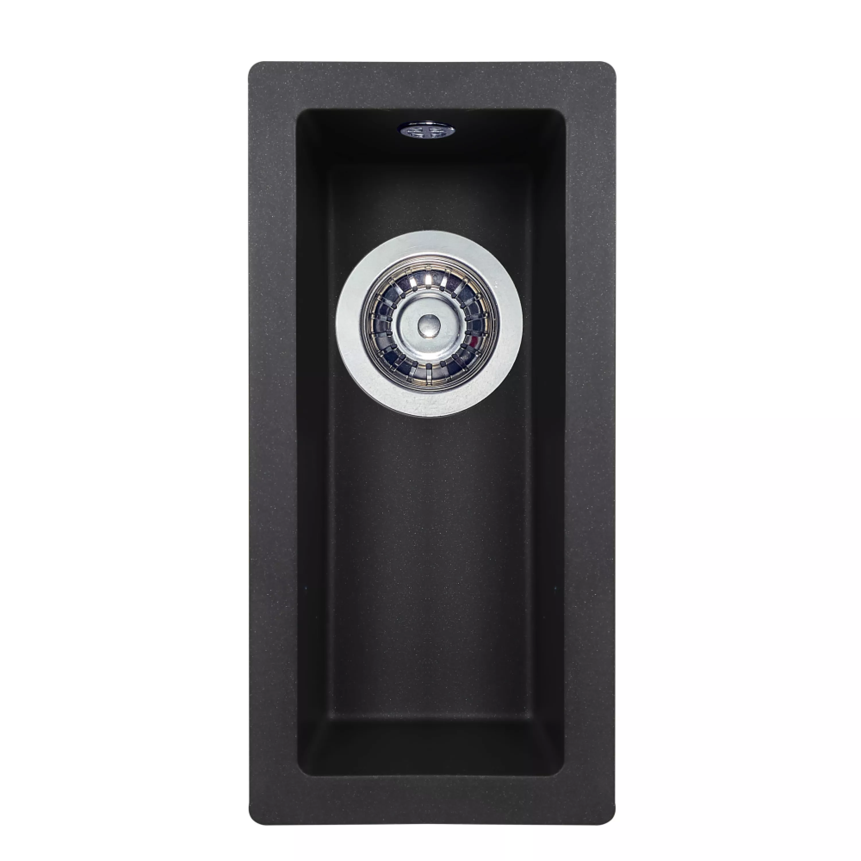 Мойка гранитная кухонная Perfelli ESTO PGE 101-22 BLACK METALLIC - зображення 1