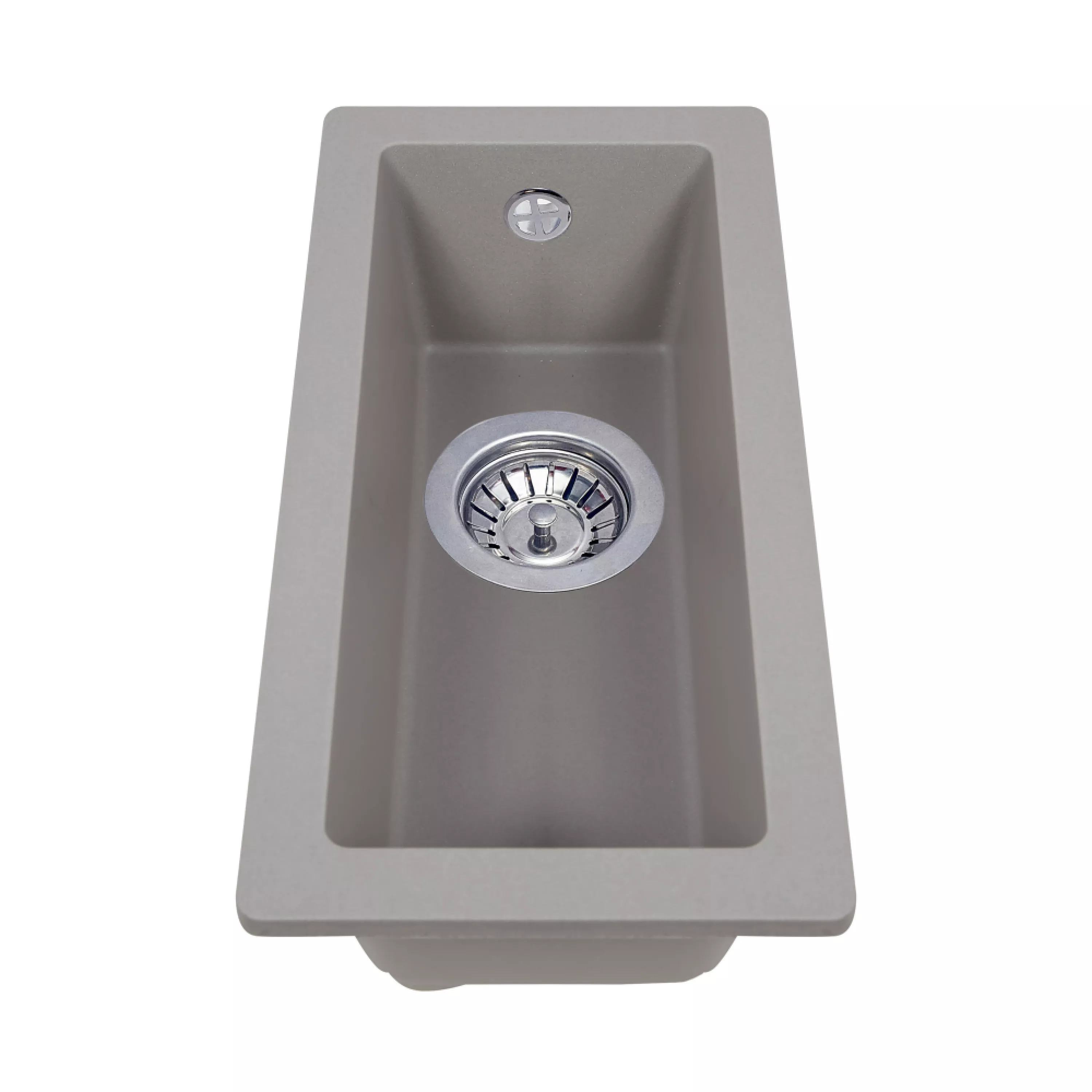 Perfelli 5902767151382 - зображення 2 Мийка кухонна гранітна Perfelli ESTO PGE 101-22 GREY METALLIC - зображення 2