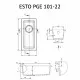 Perfelli 5902767151382 - зображення 5 Мийка кухонна гранітна Perfelli ESTO PGE 101-22 GREY METALLIC - зображення 5