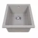 Perfelli 5902767151443 - зображення 2 Мийка кухонна гранітна Perfelli ESTO PGE 101-38 GREY METALLIC - зображення 2
