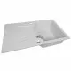 Perfelli 5902767150095 - зображення 2 Мийка кухонна гранітна Perfelli FELICINETTO PGF 114-78 WHITE - зображення 2